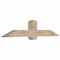 Ekena Millwork Eugene Rough Sawn Timber Gable Bracket, Douglas Fir, 72"W x 15"H x 6"D x 6"F, 5/12 Pitch GBW072X15X0606EUG00RDF - alternate 5